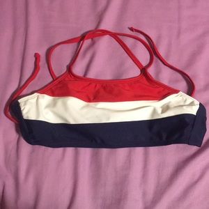 Red, White, and Blue Bikini Top